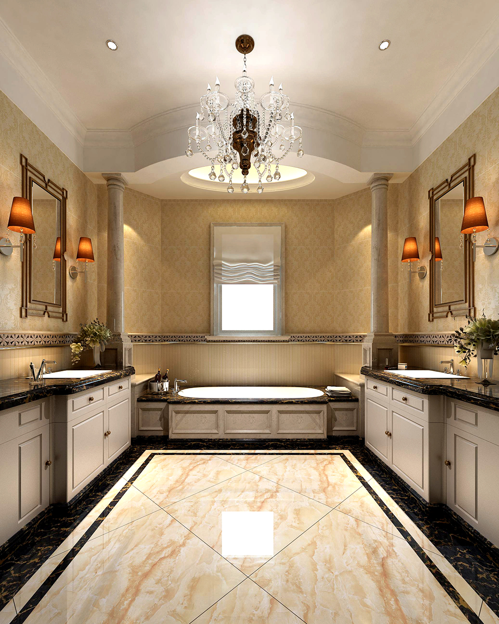 pg电子游戏瓷砖KPM36071+KPM36072铺贴应用效果