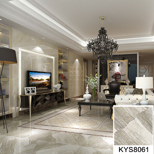 pg电子游戏全抛釉瓷砖天堡石KYS8061瓷砖客厅应用效果