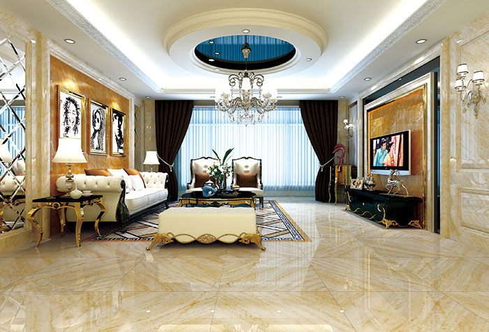 pg电子游戏瓷砖客厅KWP68017-KWS68016效果图