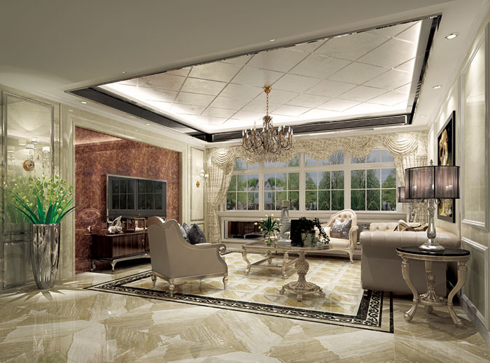 09.pg电子游戏瓷砖客厅KYS8070-效果图-