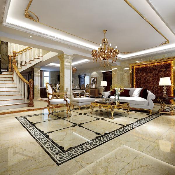 pg电子游戏大理石瓷砖土耳其浅灰白KYS8089瓷砖客厅效果图