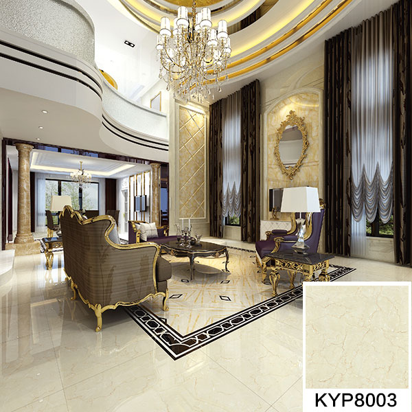 pg电子游戏大理石瓷砖：：金线莎安娜KYP8003 铺贴效果