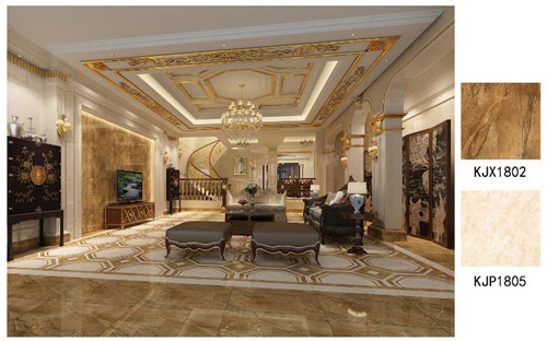 pg电子游戏金刚釉瓷砖维也纳金玉KJP1805效果图