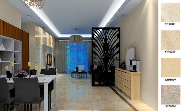 pg电子游戏瓷砖应用效果：：佛山季园和府115方现代气概户型装修效果鉴赏