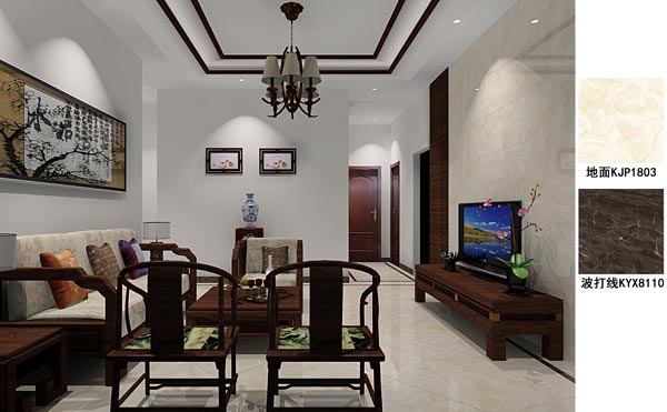 pg电子游戏瓷砖应用效果：徐州开元翡翠湾G户型装修效果鉴赏