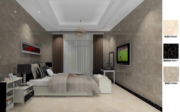 pg电子游戏瓷砖应用效果：：徐州开元翡翠湾F户型装修效果鉴赏
