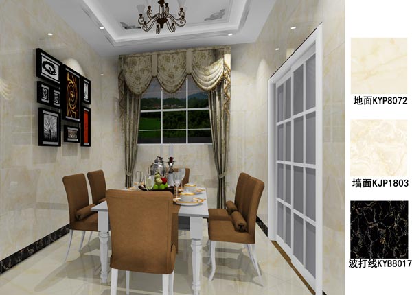 pg电子游戏瓷砖应用效果：徐州开元翡翠湾E户型装修效果鉴赏