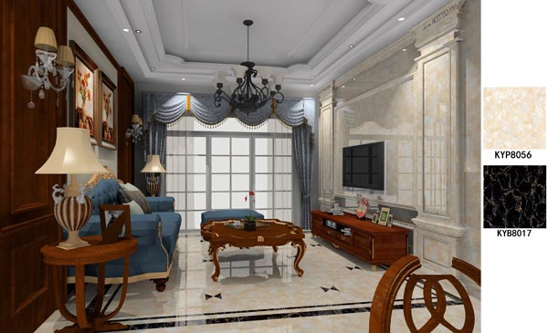 pg电子游戏家装：佛山大沥碧桂园华府115㎡美式装修效果鉴赏