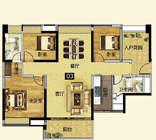 pg电子游戏家装：：：佛山灯湖华府133㎡现代简约装修效果鉴赏