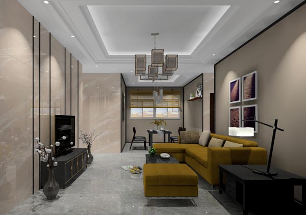 pg电子游戏家装：：：佛山灯湖华府133㎡现代简约装修效果鉴赏