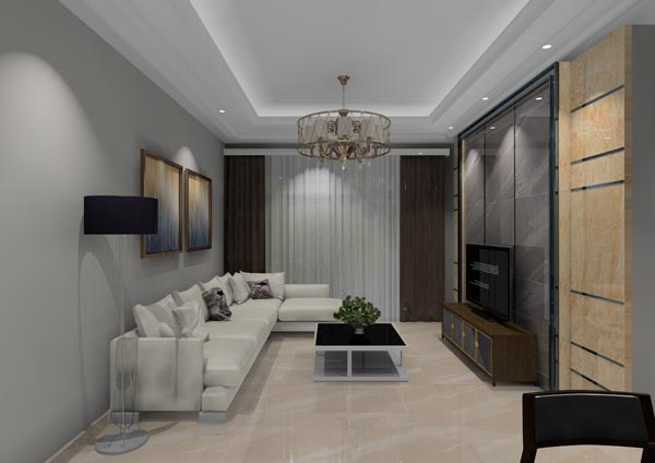 pg电子游戏家装：：：佛山灯湖华府90㎡现代简约装修效果鉴赏