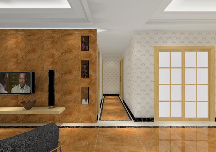 pg电子游戏家装：：：佛山合景新鸿基·泷景110㎡简约现代装修效果鉴赏