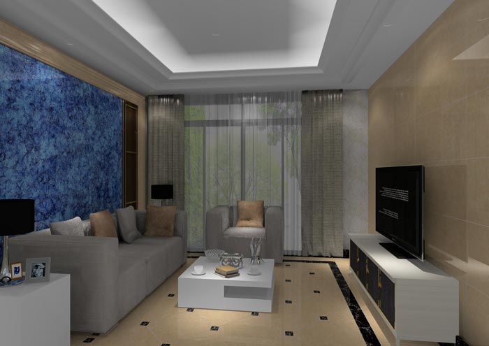 pg电子游戏家装：：：佛山丹灶  桂丹颐景园80㎡简约现代装修效果鉴赏