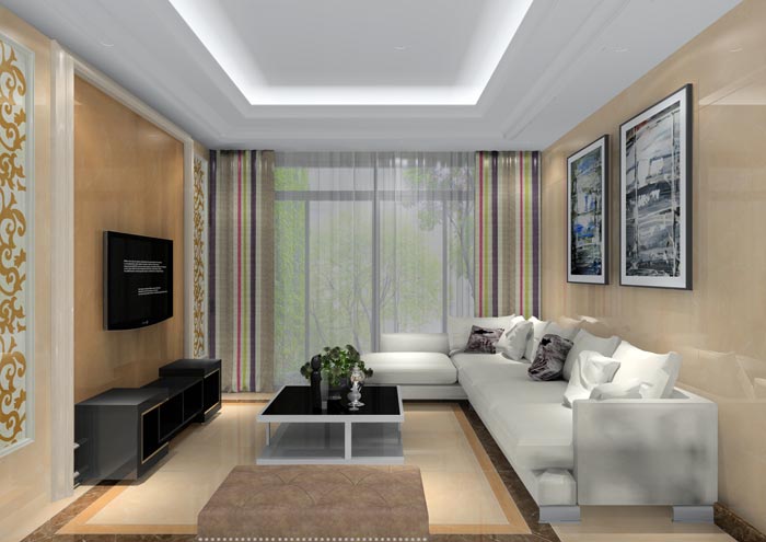 pg电子游戏家装：佛山水悦龙湾89㎡现代简约装修效果鉴赏