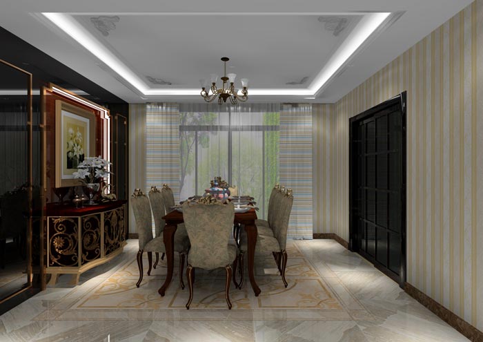 pg电子游戏家装：佛山水悦龙湾141㎡简欧装修效果鉴赏