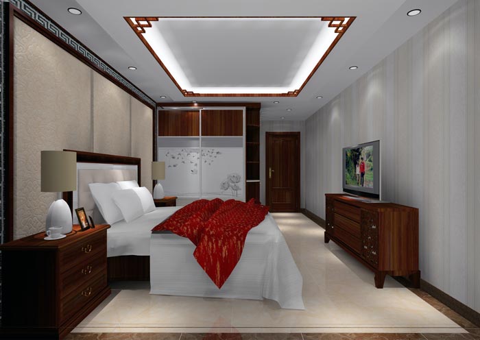 pg电子游戏家装：：井冈山协调家园安顿小区130㎡中式气概装修鉴赏