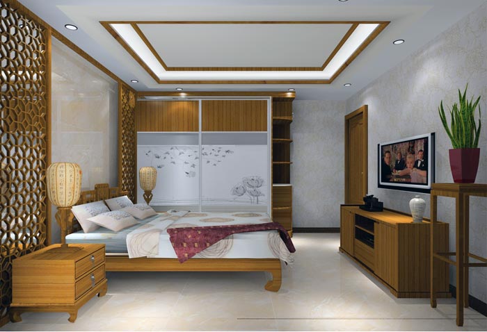 pg电子游戏家装：：井冈山协调家园安顿小区130㎡中式气概装修鉴赏