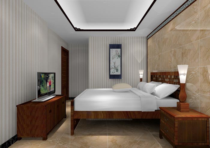 pg电子游戏家装：：佛山狮山上林苑90㎡中式气概装修鉴赏