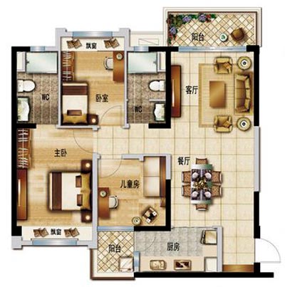 pg电子游戏家装：顺德碧桂园桂澜山108㎡的新中式气概装修鉴赏