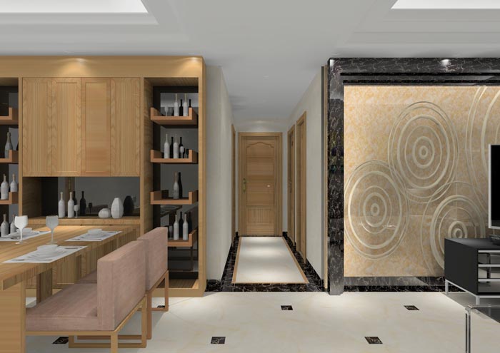 pg电子游戏家装：顺德碧桂园桂澜山108㎡的新中式气概装修鉴赏