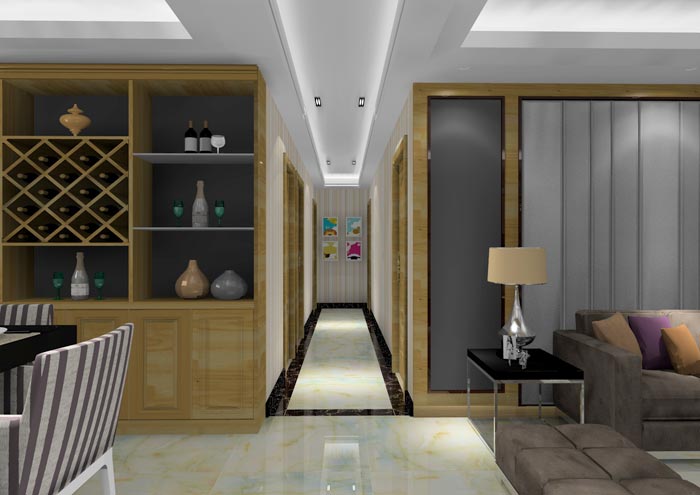 pg电子游戏家装：：佛山龙湖春江名城113㎡的简约现代气概装修鉴赏