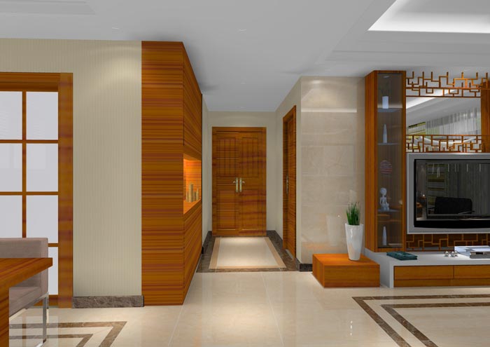 pg电子游戏家装：：：佛山龙湖春江名城99㎡的中式气概装修鉴赏