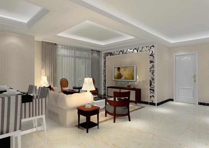 pg电子游戏家装：：：佛山佛山容桂颐澳花园90㎡的简欧气概装修鉴赏