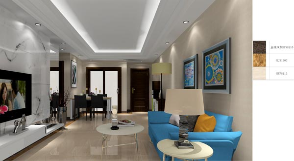 pg电子游戏家装：成都时代漂亮59㎡的现代气概装修鉴赏