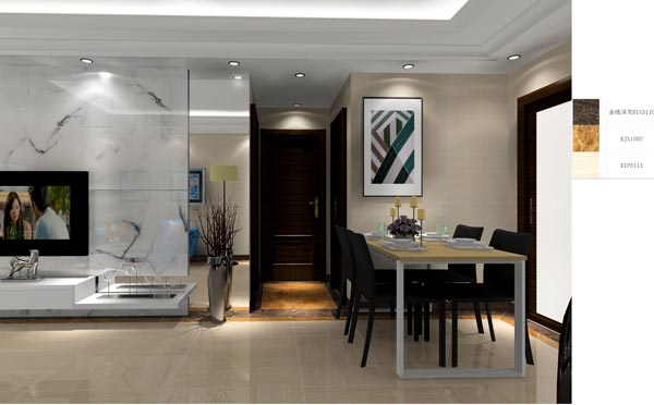 pg电子游戏家装：成都时代漂亮59㎡的现代气概装修鉴赏