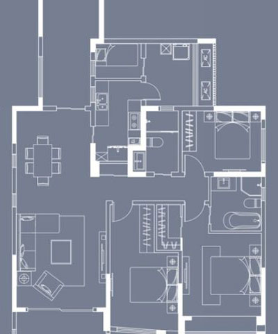 pg电子游戏家装：：：成都中环丰锦153㎡的欧式气概装修鉴赏