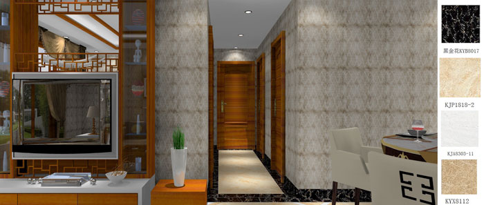 pg电子游戏家装：成都中环丰锦98㎡的中式气概装修鉴赏