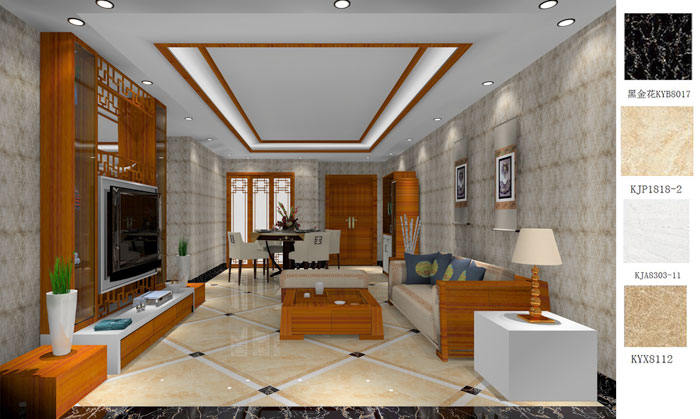 pg电子游戏家装：成都中环丰锦98㎡的中式气概装修鉴赏