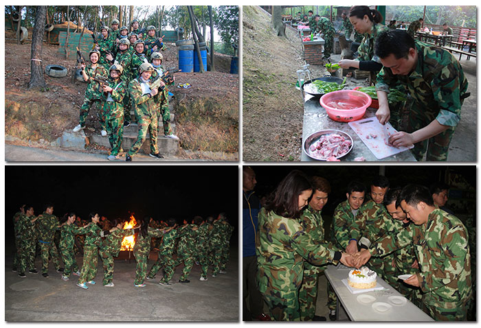 2017年，pg电子游戏“虎狼道”户外拓展训练圆满竣事