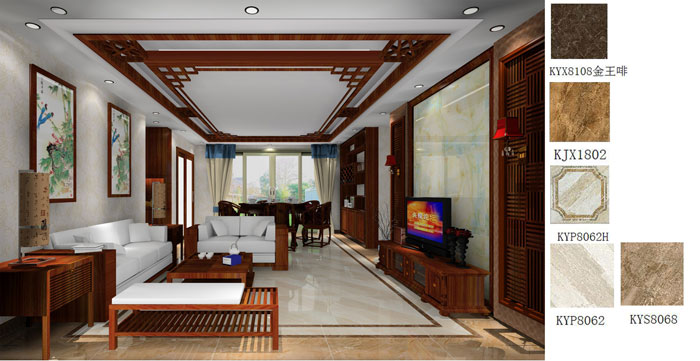 pg电子游戏家装：：佛山禅城怡翠晋盛花园133㎡的中式气概装修鉴赏