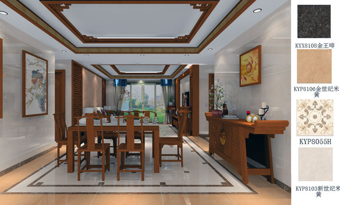 pg电子游戏家装：：：佛山禅城怡翠晋盛花园132㎡的中式气概装修鉴赏