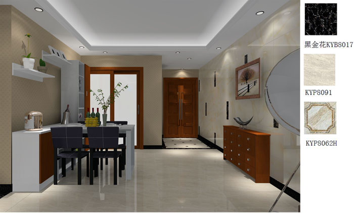 pg电子游戏家装：：佛山禅城怡翠晋盛花园91㎡的现代气概装修鉴赏