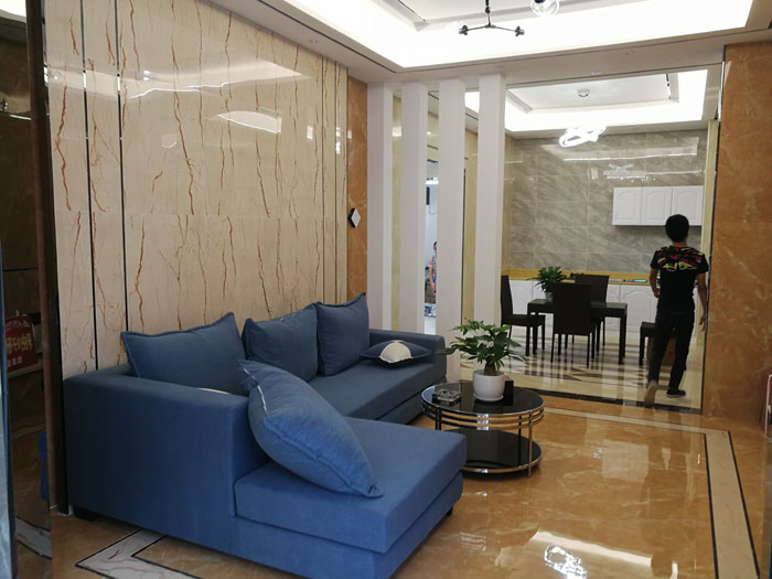 【实景案例】陶瓷一线品牌pg电子游戏瓷砖重庆垫江200方专卖店鉴赏