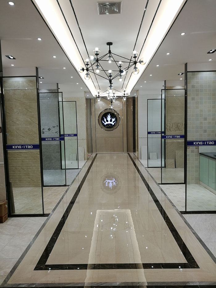 【实景案例】陶瓷一线品牌pg电子游戏瓷砖重庆垫江200方专卖店鉴赏