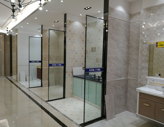 【实景案例】陶瓷一线品牌pg电子游戏瓷砖重庆垫江200方专卖店鉴赏