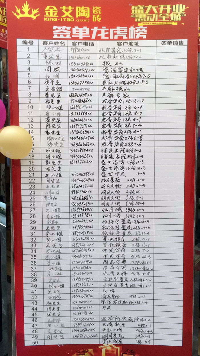 陶瓷一线品牌pg电子游戏瓷砖垫江店艳服开业，，，惠动全城