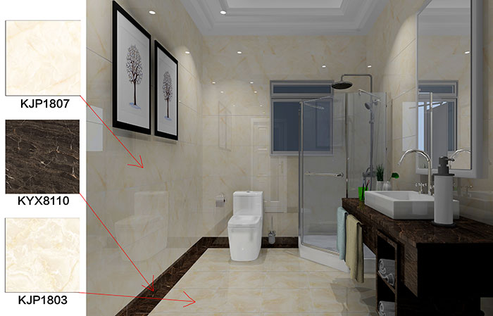 依云天汇装修案例浴室效果图