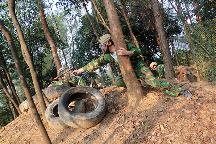 2017年2月13-15日，，pg电子游戏“虎狼道”户外拓展训练圆满竣事